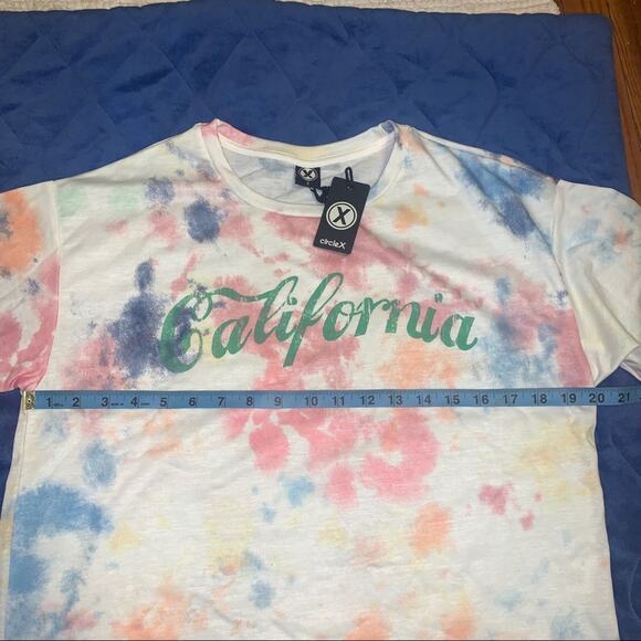- NWT CALIFORNIA TIE DYE LOGO SWEATSHIRT YOGA LOUNGEWEAR S - Picture 7 of 8